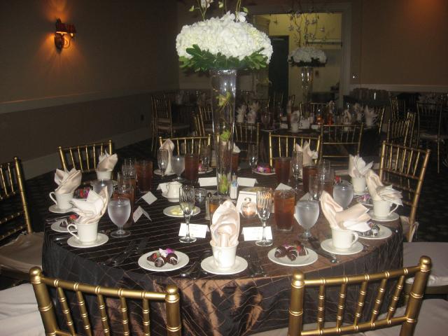 Wedding Reception Table Setting