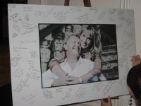 signed frame guestbook